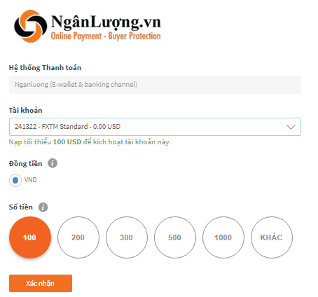 Điền bảng thông tin