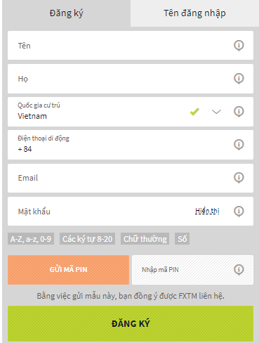 Hướng dẫn mở tài khoản sàn ForexTime