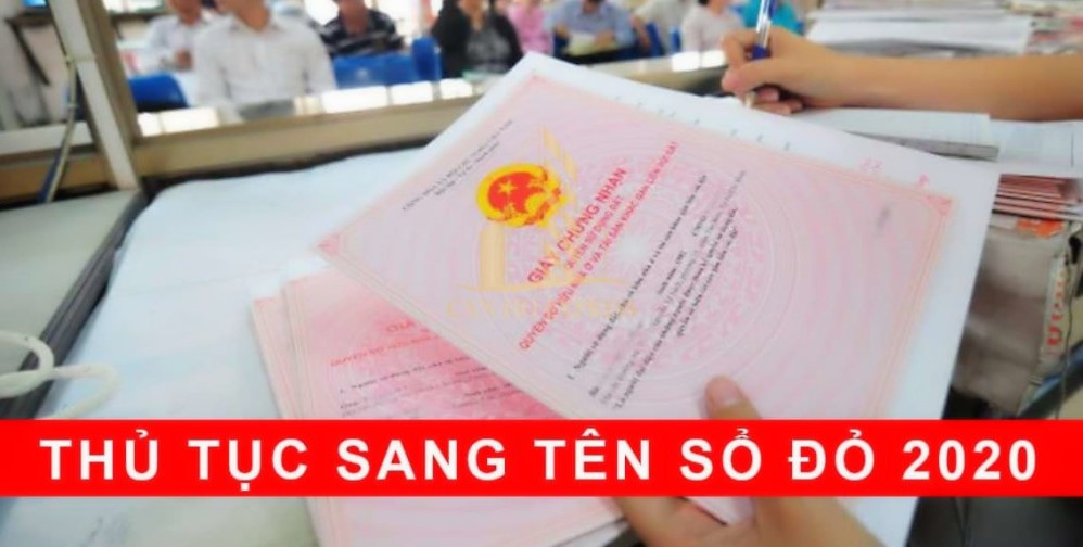 Hướng dẫn thủ tục sang tên sổ đỏ