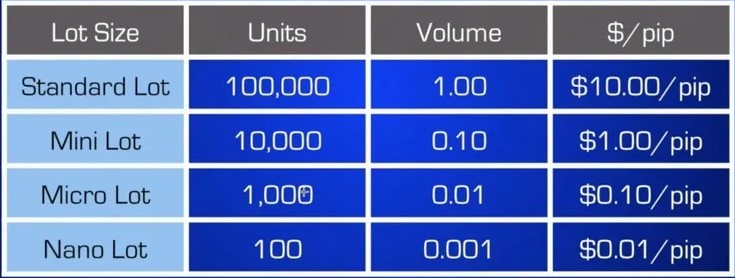 Lot là gì? Tìm hiểu về kích thước Lot