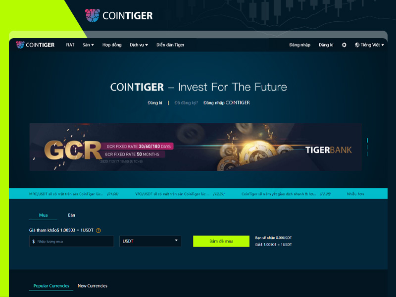 Hướng dẫn đăng ký, tạo tài khoản và nạp rút sàn CoinTiger Hướng dẫn đăng ký, tạo tài khoản và nạp rút sàn CoinTiger