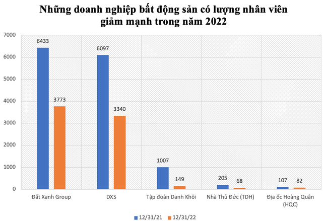 Doanh nghiệp địa ốc: Nhiều người ‘ngồi chơi’, có nơi ‘bay’ cả nghìn lao động