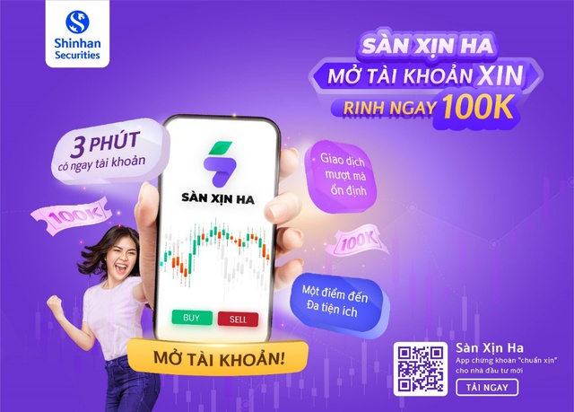 Chứng khoán Shinhan ra mắt ứng dụng Sàn Xịn Ha cho nhà đầu tư trẻ
