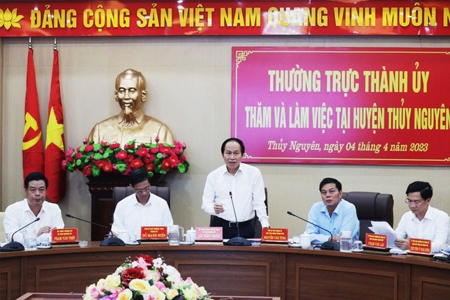 Bí thư Hải Phòng: Tập trung nguồn lực chuyển đổi huyện Thủy Nguyên thành thành phố
