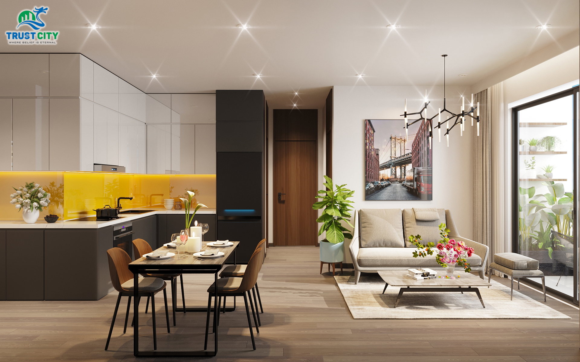 Chính thức mở bán căn hộ cao cấp Trust City chỉ 1,6 tỷ đồng/căn