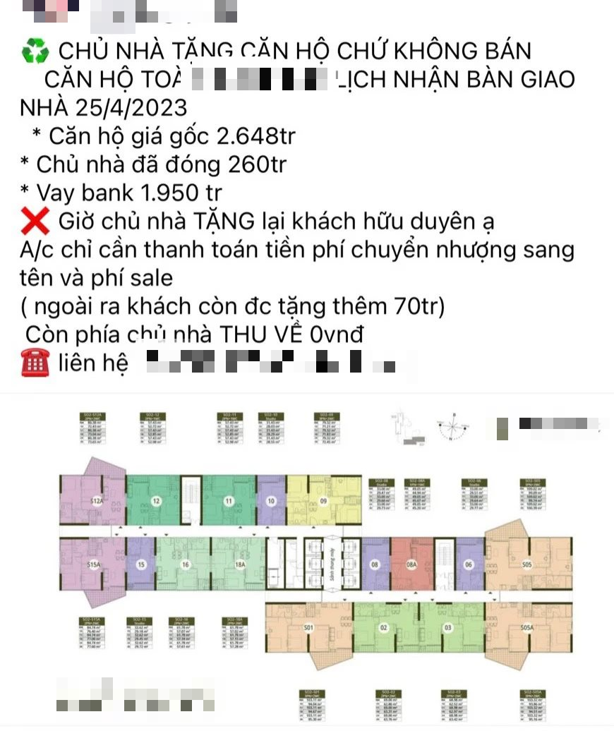 Chuyện lạ có thật: Nhà đầu tư bất ngờ rao “tặng” căn hộ giá trị hàng tỷ đồng cho khách hữu duyên