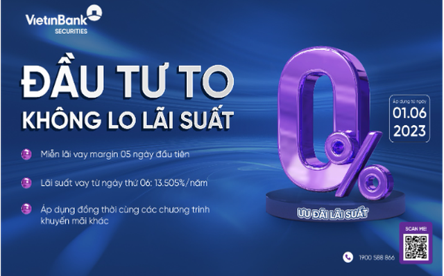 Đầu tư to – không lo lãi suất cùng VietinBank Securities