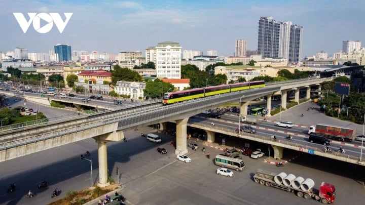 Metro Nhổn – Ga Hà Nội sắp vận hành đoạn trên cao đến Cầu Giấy